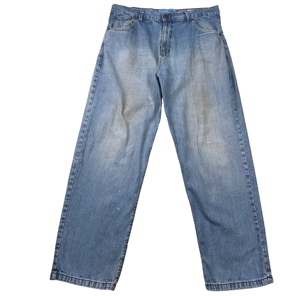 Vintage Evolution in Design Jeans Mens 38x32 Relaxed Baggy Skater Hip Hop 90s